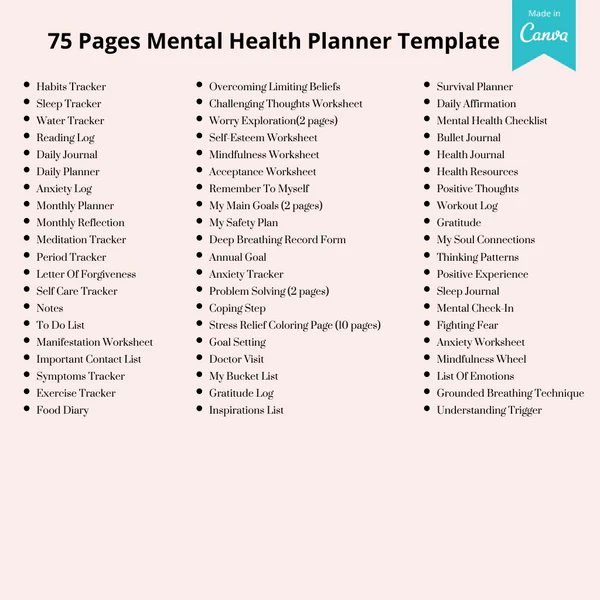 2 Stress Tracker Bujo Journal Printables, Stress Tracker Printables,  Anxiety Tracker Journal, Mental Health Planner, Stress Management PDF 